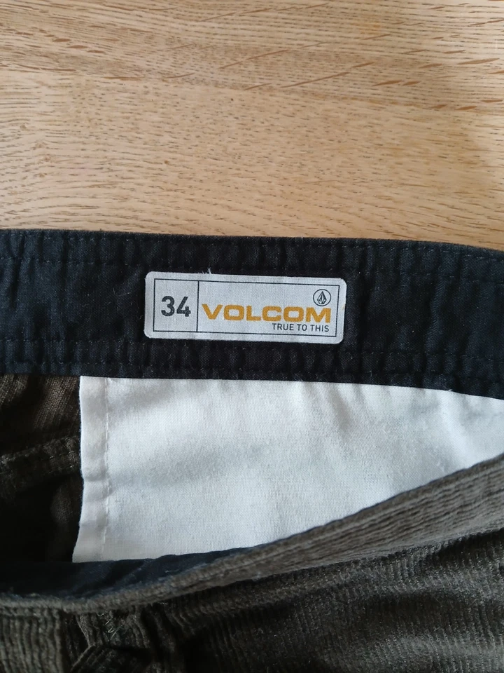 VOLCOM CORD HOSE BRAUN W34 1X GETRAGEN - Bild 2 von 4