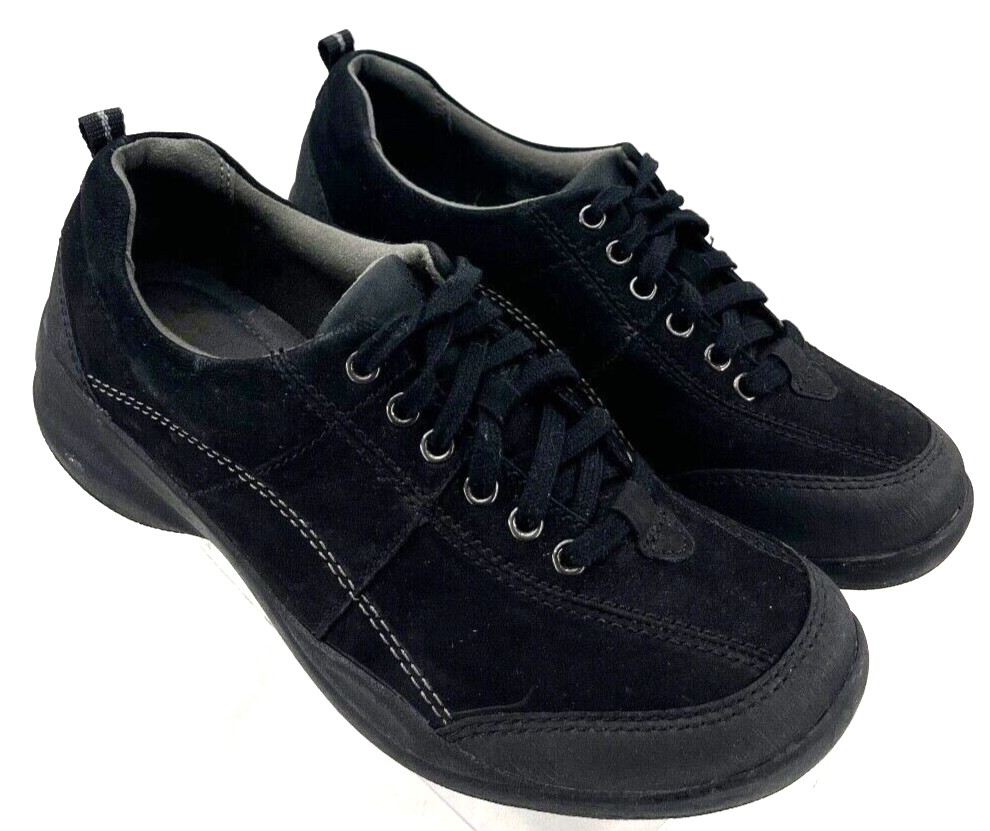 Clarks Collection 26111906 Soft Cushion Black suede lace up  display picture 2