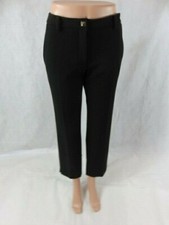 Versace Black Ankle Slit Dress Pant NWT Size 42