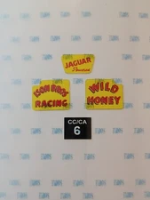 Corgi 164  ISON WILD HONEY DRAGSTER Reproduction Stickers