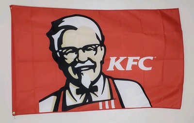Kfc Advertising Banner 3x5 Ft Flag Kentucky Fried Chicken Colonel
