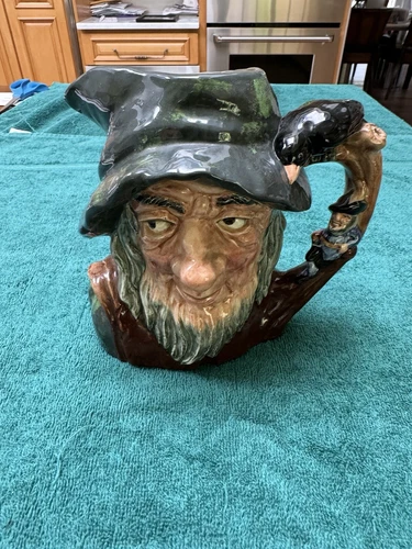 Vintage Royal Doulton Large 7”  RIP VAN WINKLE Toby Jug Mug  D6438