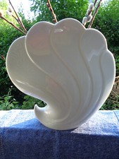 Seltmann Weiden Muschel Weiss Helena Kunstvase Muschelform 22cm Vintage VTG #V
