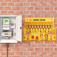 VEVOR Kit di Etichettatura Blocco Elettrico Lucchetti di Sicurezza 60 pezzi