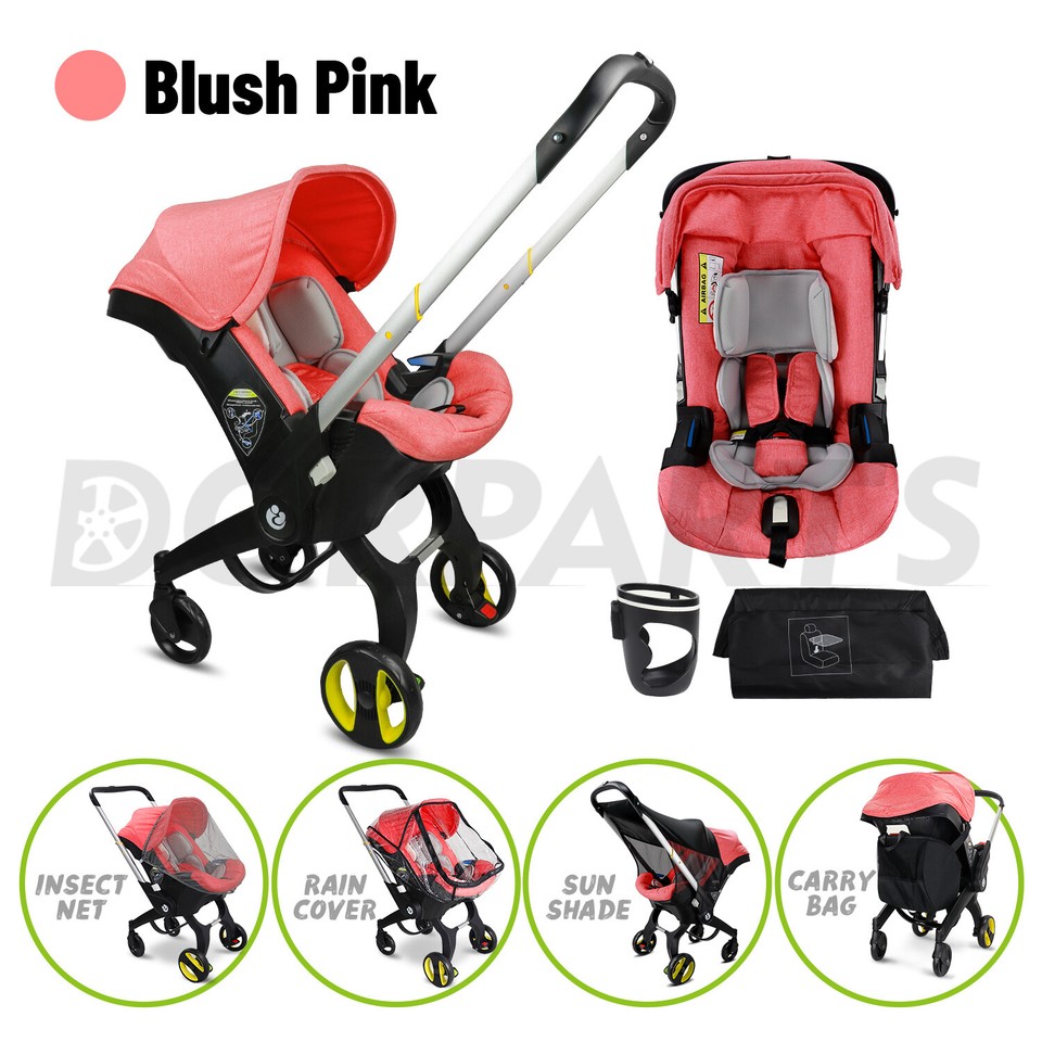 Baby Infant Car Seat Stroller Combos Newborn 4 in 1 Light Travel