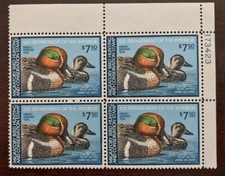 US DUCK STAMPS  RW46 PLATE BLOCK