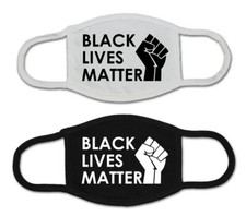 Black Lives Matter Face Mask BLM Adult USA made
