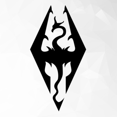 3x The Elder Scrolls Skyrim Aufkleber/Aufkleber VERSCHIEDENE FARBEN/GRÖSSEN