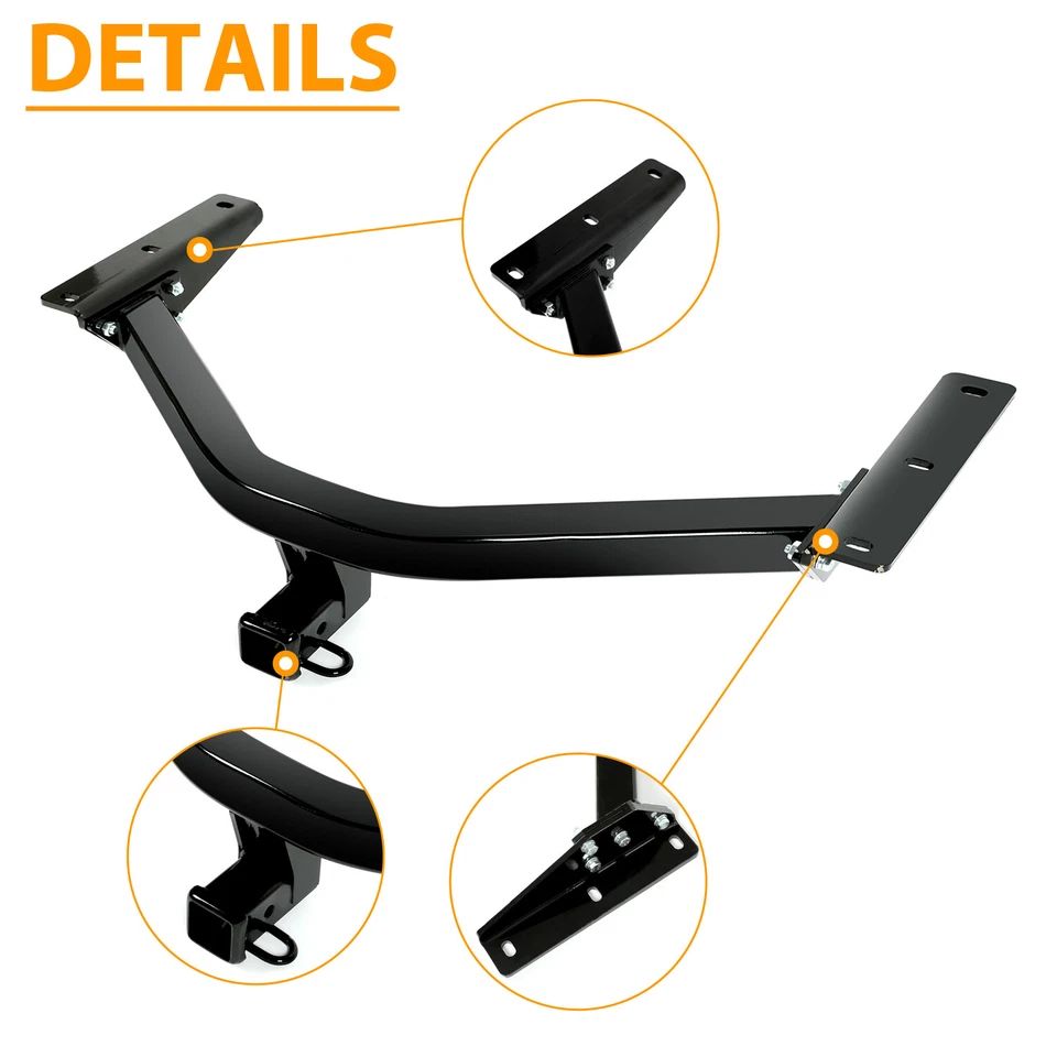 8000 lbs Class 3 Trailer Hitch 2" Receiver For Acura MDX 14-20 Honda Pilot 16-22 - Image 3 of 4