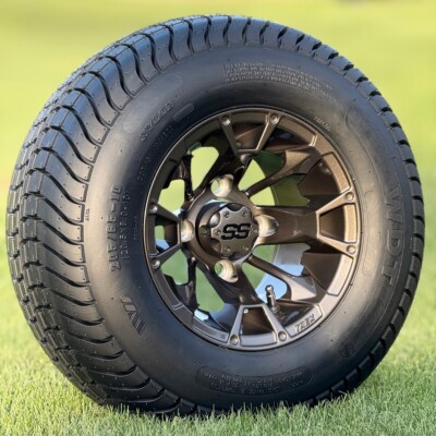 10'' BLACKJACK Metallic Bronze Wheel & 205/65-10'' ComfortGlide DOT Tire- Set of 4