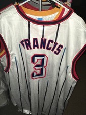 Steve Francis Houston Rockets NBA Jersey 3XL White Iron On Logo Vintage