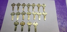 18 ASSORTED CORBIN X1-77-5  LOCKSMITH ORIGINAL CORBIN  KEY BLANKS NEW OLD STOCK 