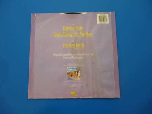 Prince Paisley Park/She's Always In My Hair 12" Single (1985) W 9052 UK IMPORT - Picture 2 of 3