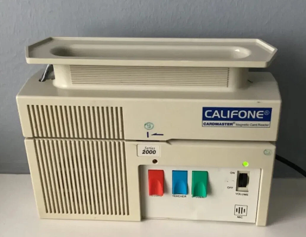 Califone Card Master 2000 Series Model 2010 Magnetic Card Reader
