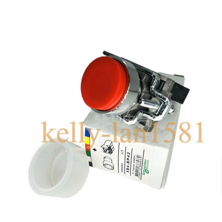 1Pcs NEW Red Spring Reset Waterproof Button XB4BP42 XB4-BP42 1NC - Image 3 of 3