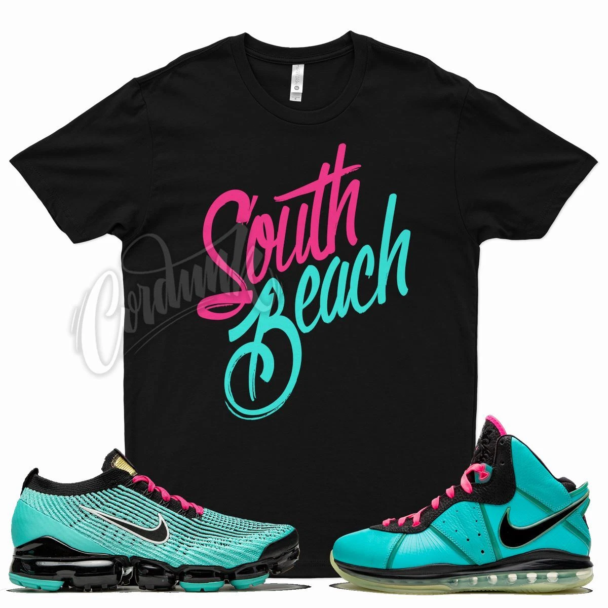 SB Shirt for N Lebron 8 South Beach Flyknit Vapormax Force 1 Miami 18 Fury 7