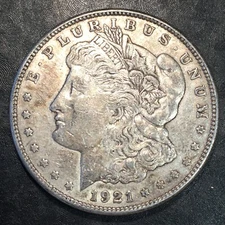 1921-S Morgan Dollar - High Quality Scans #Q555