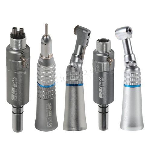 NSK Style Dental Low Speed Handpiece Straight Contra Angle Air Motor 1:1 Attach - Picture 12 of 197