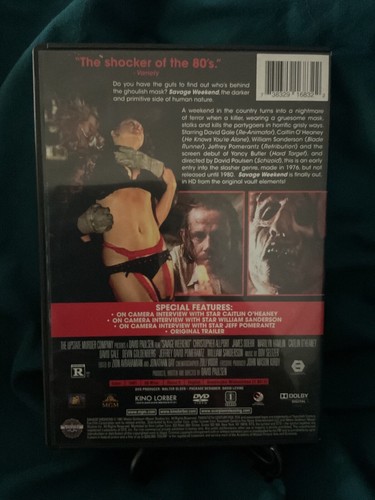 Free Shipping! - DVD - Savage Weekend - Kino Lorber - 1979 - Picture 2 of 2