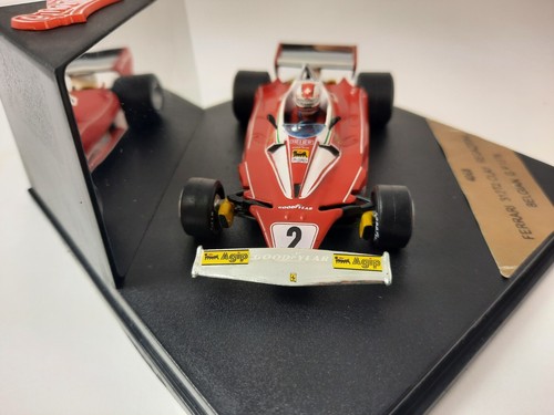 Quartzo Ferrari 312 T2 #2 Clay Regazzoni 2nd Belgian GP 1976 1/43 4068 - Foto 4 di 5