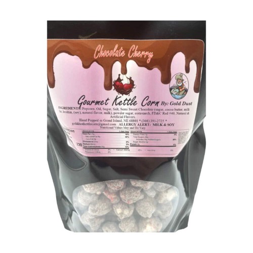 Chocolate Covered Cherry Kettle Corn | Pack of 2 | 6.5 oz | Non-GMO | Shipping I - Picture 3 of 5
