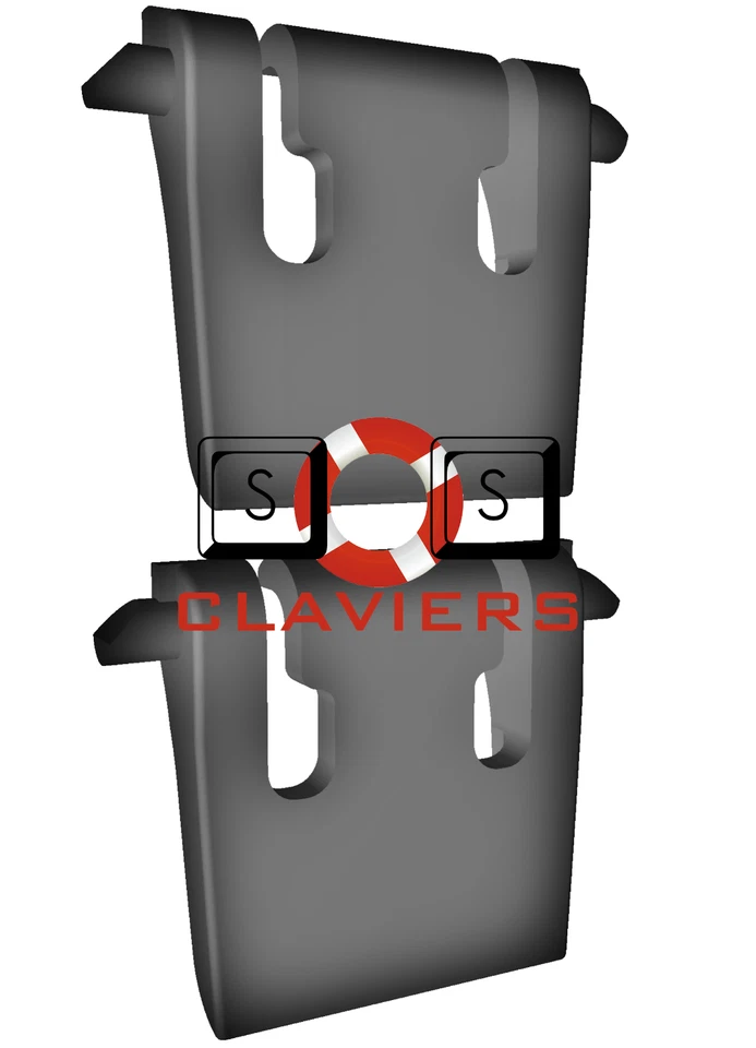 Motospeed CK82 Pink Keyboard Spare Replacement Tilt Leg Stall Foot Feet Set - Image 2 of 3