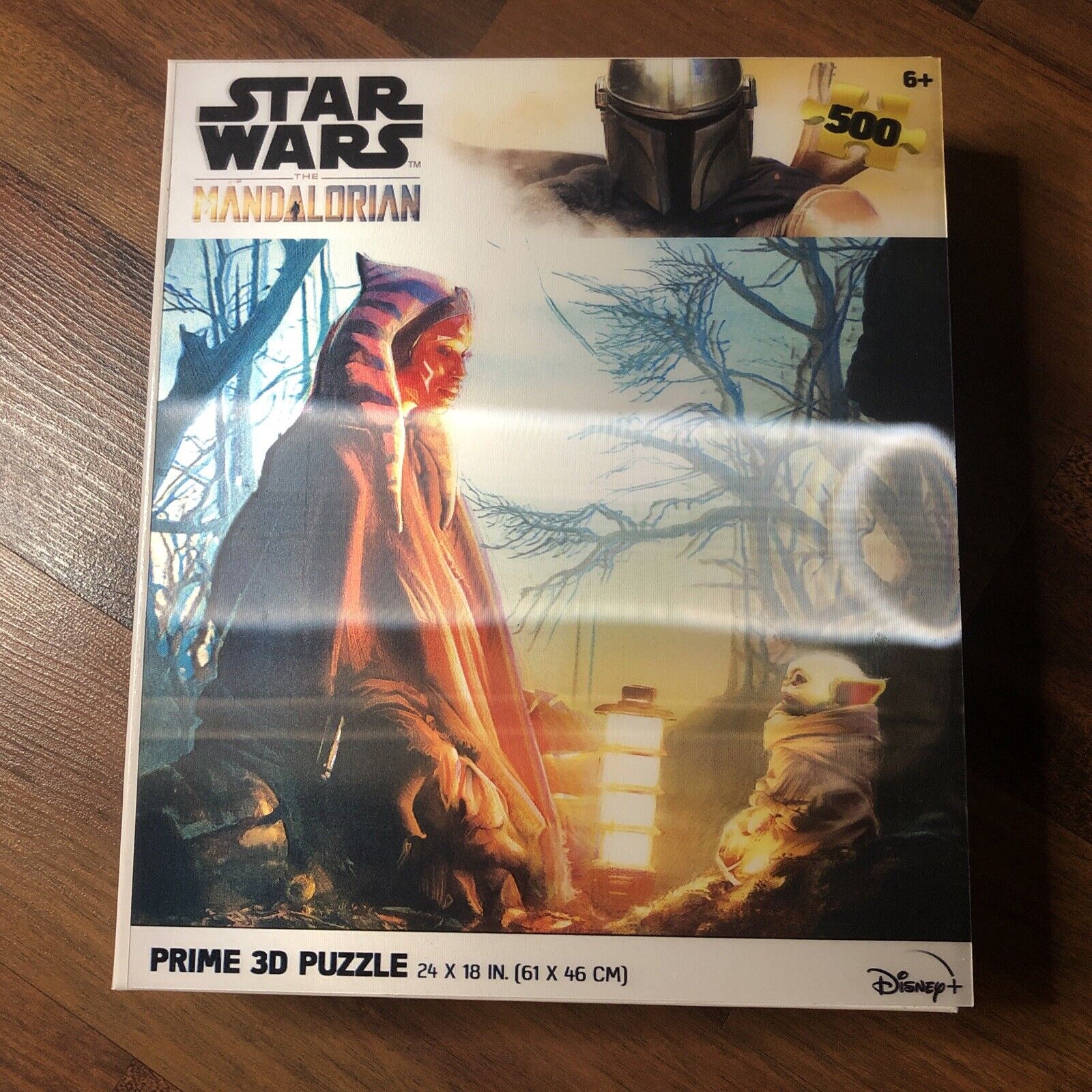 High order Jedi Ahsoka Tano and Grogu; Special price Prime 500 pieces; 3-D Puzzle; 24