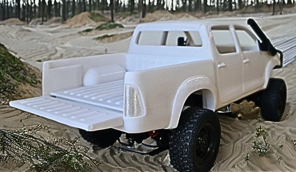 1:12 N70 Hilux Dual Cab - Mn82 - Direct Fit To Mn82/Chassis 1:12 RC Crawler - Image 3 of 4