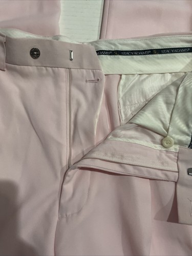 Stacy Adam’s Classic Pink Men Pants 34x34 - Picture 11 of 18
