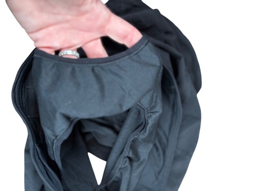 Lululemon Womens Black Speed Up Athletic Running Shorts With Zip Pocket sz 6 *sn - Picture 7 of 9