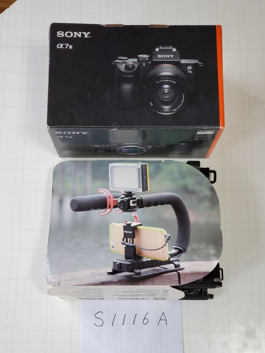 Sony Alpha A7 III α7III Mirrorless Camera ILCE-7M3 4K Video Sony Alpha A7 III α7III Mirrorless Camera ILCE-7M3 4K Video