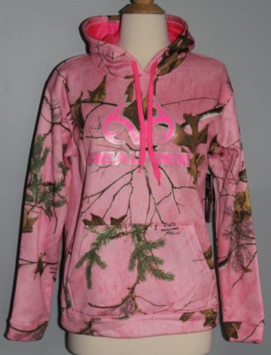 pink realtree moletom com capuz