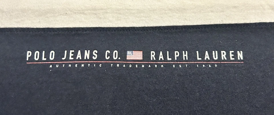 Polo Ralph Lauren Boys Large Navy And White Sleeveless Crew Neck T-Shirt - Image 3 of 4