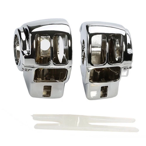 Chrome Switch Housing Cover Fit For Harley Street Glide/Electra Glide/Road Glide