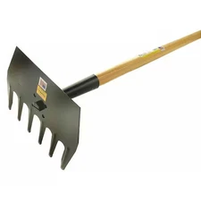 Council Tool Mt48 Fss Mcleod Tool, 6 Teeth, 9 X 48 In, Ash