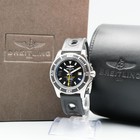 *N NEUWERTIG Box & Papier* BREITLING Superocean A17391 Automatik Schwarz...