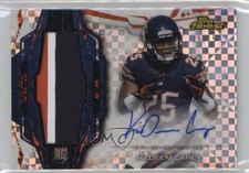 2014 Topps Finest Rookie X-Fractor 15/15 Ka'Deem Carey Jumbo Patch Auto 5w7