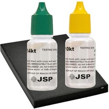 Fresh 10k 14k Gold Jewelry Test Acid Solution Scratch Testing Stone Kit