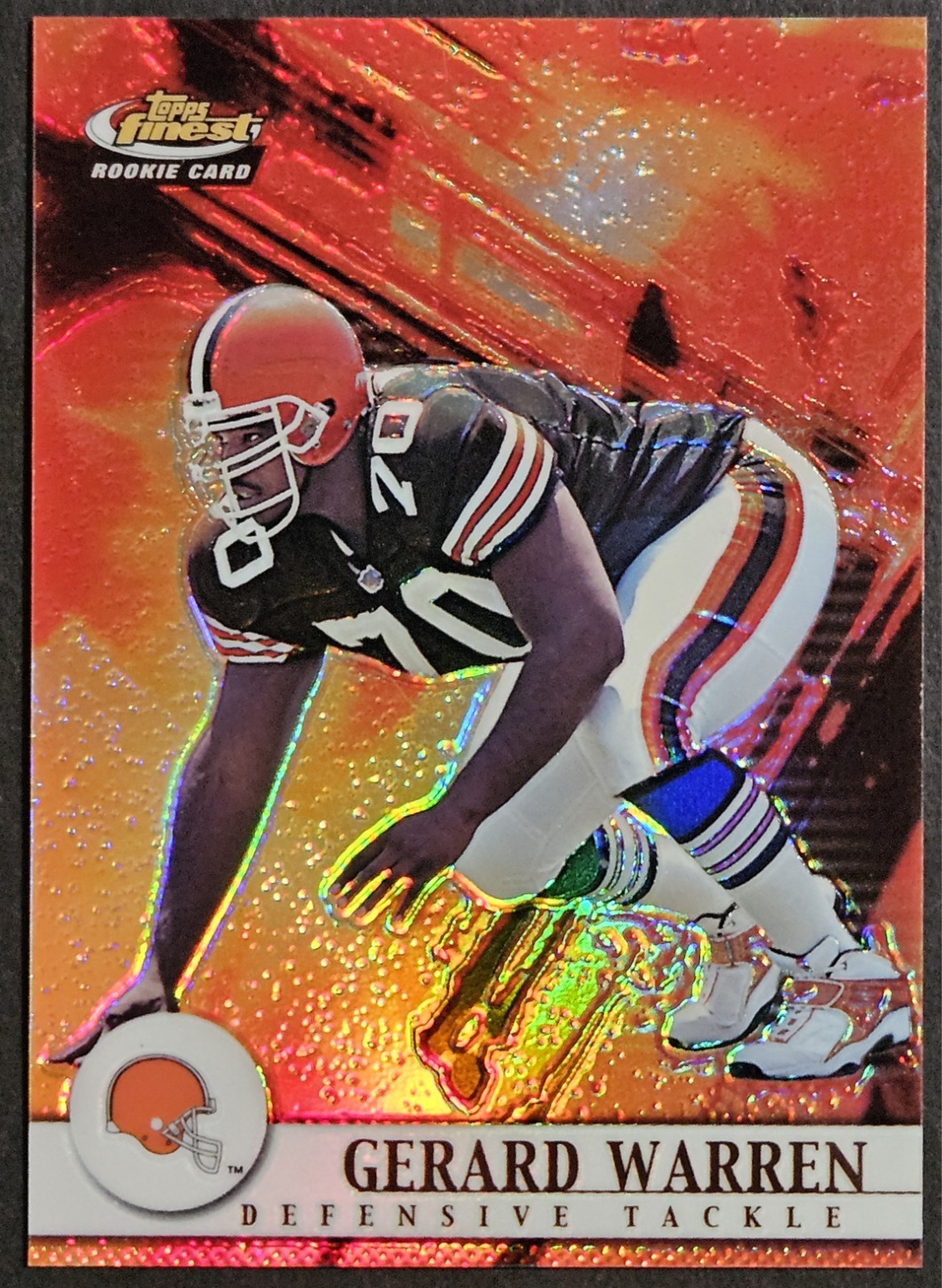 Gerard Warren Finest #103 Base