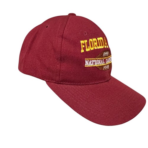 Vintage 1999 Florida State Seminoles National Champions Snapback Maroon Hat - Picture 3 of 11
