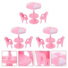 3 sets of Miniature Beach Chair Mini Beach Chair Toys Simulation Table Props