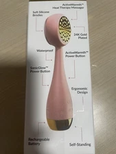 PMD Clean Smart Facial Cleansing Device w/ 24k Gold Plated & Anti-Aging...