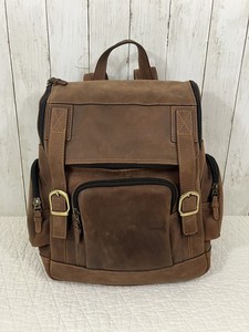 Vintage Sundance Cheval Leather Drawstring Backpack Tote Tan Brown Sundance simplicity leather backpack - Gem main image 4