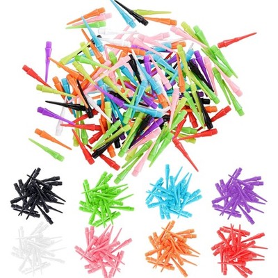 Dartspitzen Kunststoff 100 Stück Soft Tips bunt 2BA Dart Zubehör