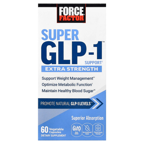 Super GLP-1™ Support, 60 Vegetable Capsules