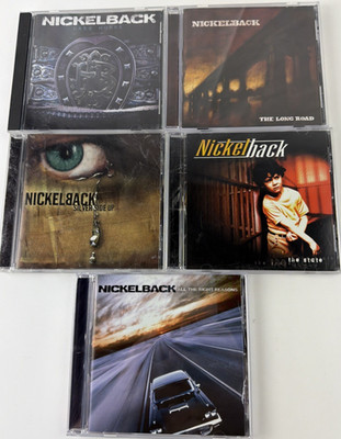 x5 Nickelback CD Album Bundle - Dark Horse, All The Right Reasons, Plus More