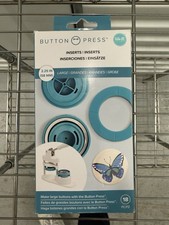 We R Memory Keepers Button Press Inserts, Large, 2.25 in, 18 pc.