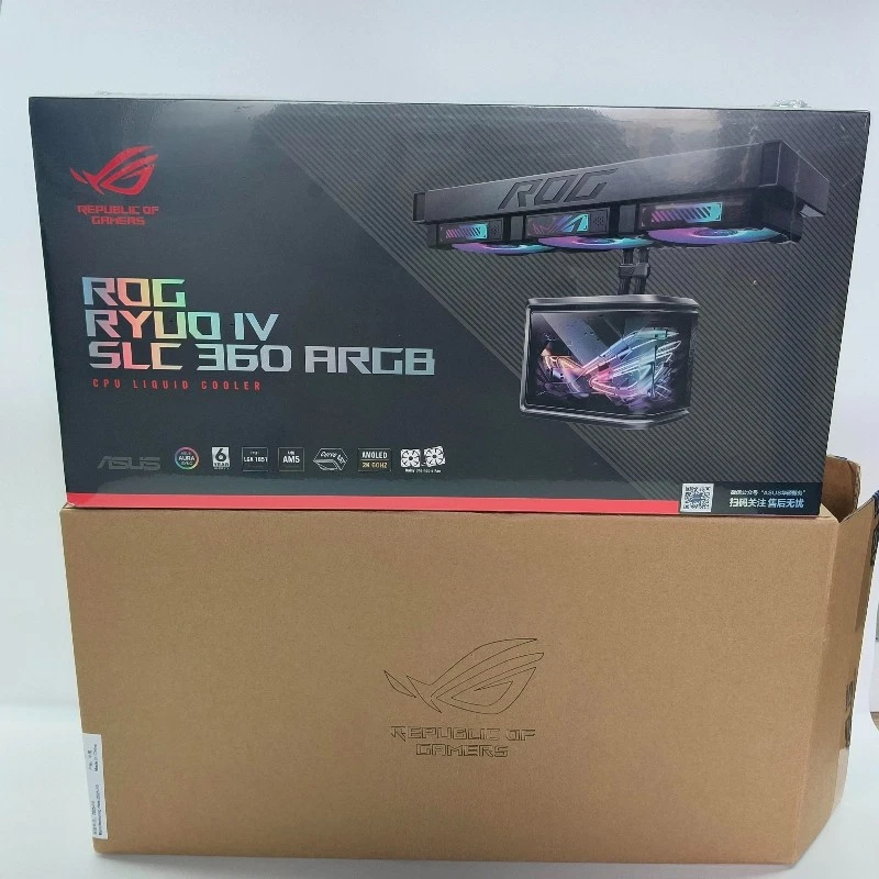 NEW ASUS ROG RYUO IV 360 ARGB AIO Liquid CPU Cooler 360mm Radiator Free shipping - Image 2 of 4