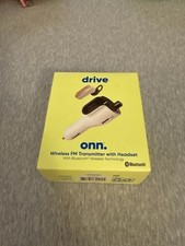 onn. Drive Wireless FM Transmitter with Bluetooth Headset