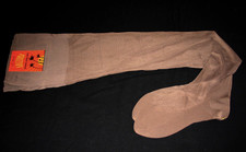 BAS COUTURE ARIZONA PJ T 2 (77 cm) MARRON VOILE RAYONNE LINGERIE VINTAGE 1940/50